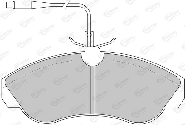 DURON Piduriklotsi komplekt,ketaspidur DBP230968