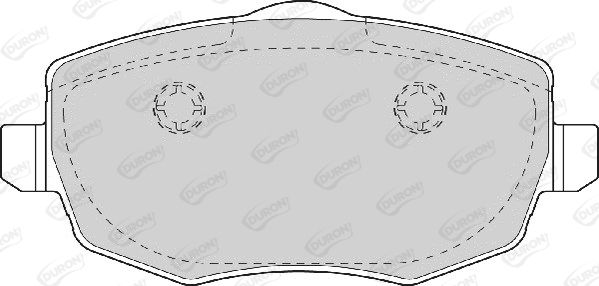 DURON Комплект тормозных колодок, дисковый тормоз DBP231581