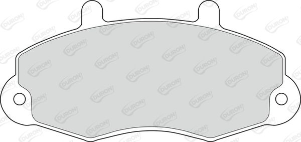 DURON Комплект тормозных колодок, дисковый тормоз DBP240700