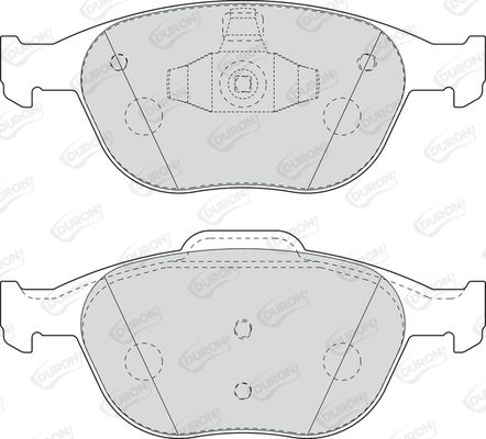 DURON Piduriklotsi komplekt,ketaspidur DBP241568