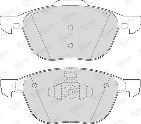 DURON Комплект тормозных колодок, дисковый тормоз DBP241594
