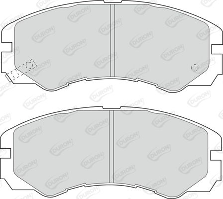 DURON Piduriklotsi komplekt,ketaspidur DBP251015