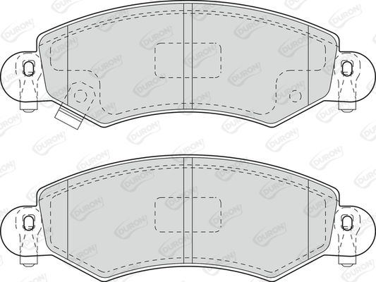 DURON Piduriklotsi komplekt,ketaspidur DBP251423