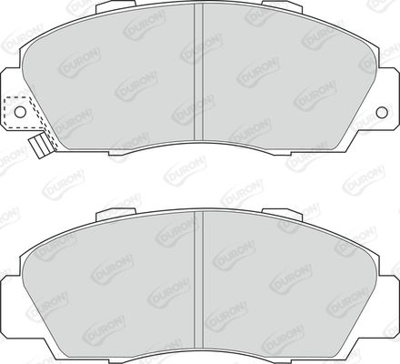 DURON Комплект тормозных колодок, дисковый тормоз DBP260905
