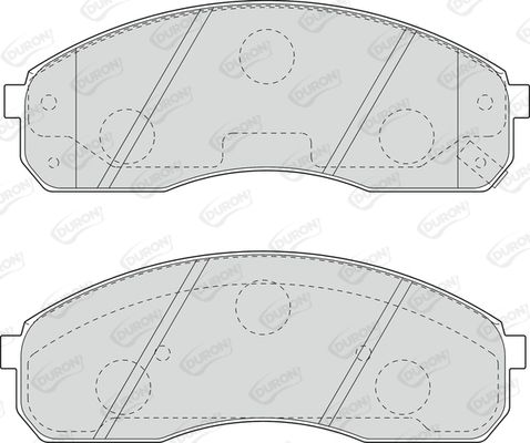 DURON Комплект тормозных колодок, дисковый тормоз DBP271595