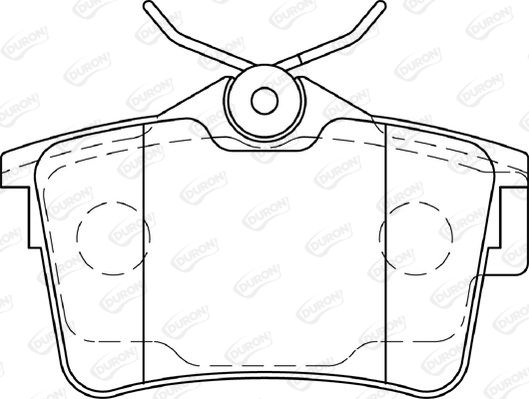 DURON Piduriklotsi komplekt,ketaspidur DBP344250