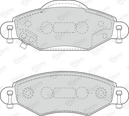 DURON Piduriklotsi komplekt,ketaspidur DBP371513