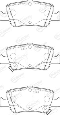 DURON Piduriklotsi komplekt,ketaspidur DBP374048