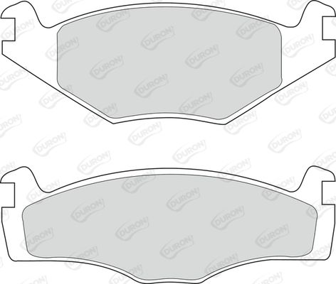 DURON Комплект тормозных колодок, дисковый тормоз DBP390419
