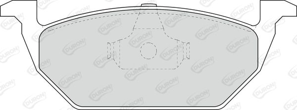 DURON Комплект тормозных колодок, дисковый тормоз DBP391094