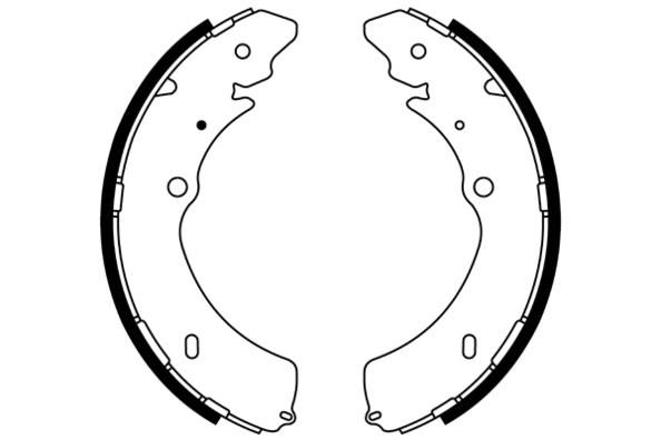 E.T.F. Piduriklotside komplekt,seisupidur 09-0664