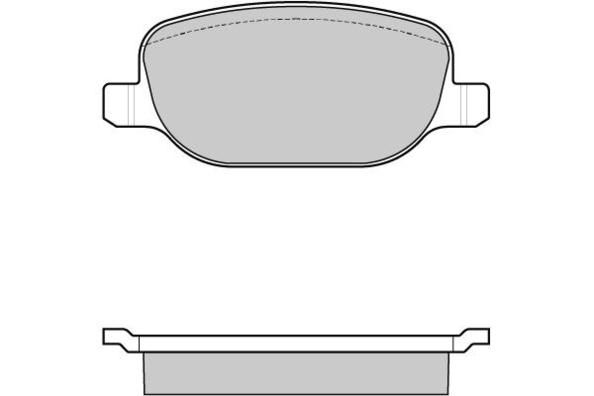 E.T.F. Комплект тормозных колодок, дисковый тормоз 12-1024