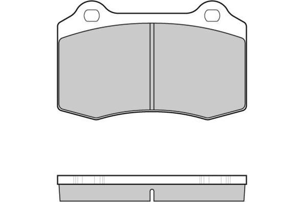 E.T.F. Комплект тормозных колодок, дисковый тормоз 12-1155
