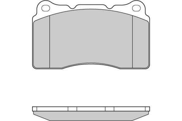 E.T.F. Комплект тормозных колодок, дисковый тормоз 12-1167