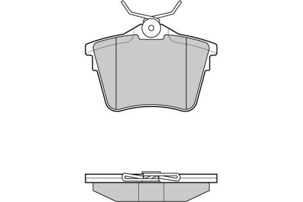 E.T.F. Комплект тормозных колодок, дисковый тормоз 12-1183