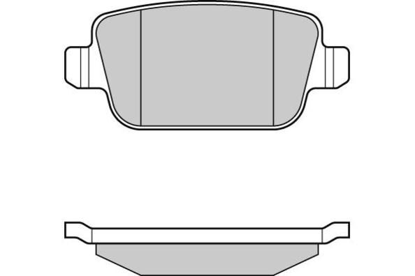 E.T.F. Комплект тормозных колодок, дисковый тормоз 12-1300