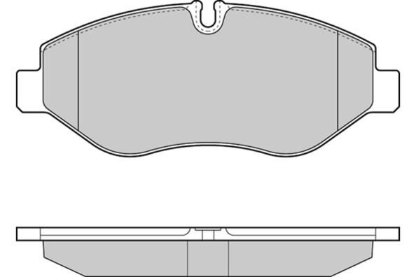 E.T.F. Комплект тормозных колодок, дисковый тормоз 12-1324