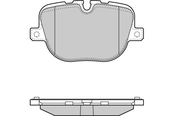 E.T.F. Комплект тормозных колодок, дисковый тормоз 12-1416