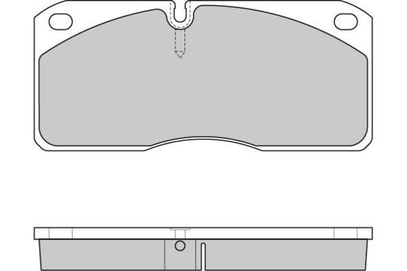 E.T.F. Комплект тормозных колодок, дисковый тормоз 12-5258