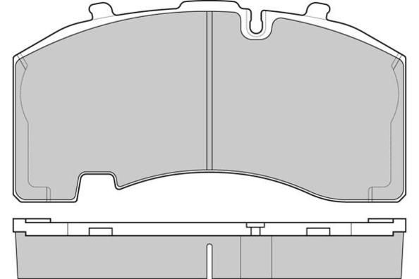 E.T.F. Комплект тормозных колодок, дисковый тормоз 12-5322