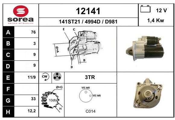 EAI Starter 12141