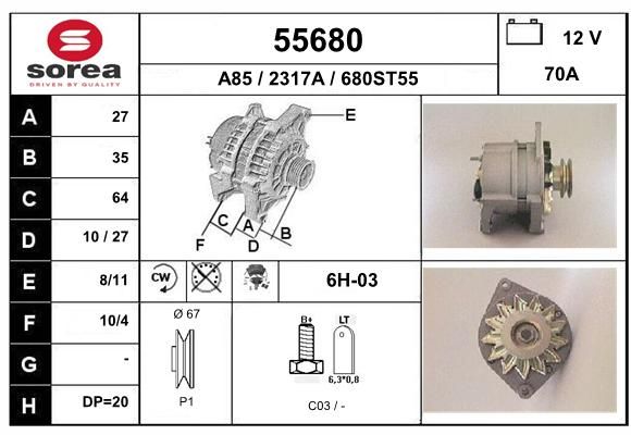 EAI Generaator 55680