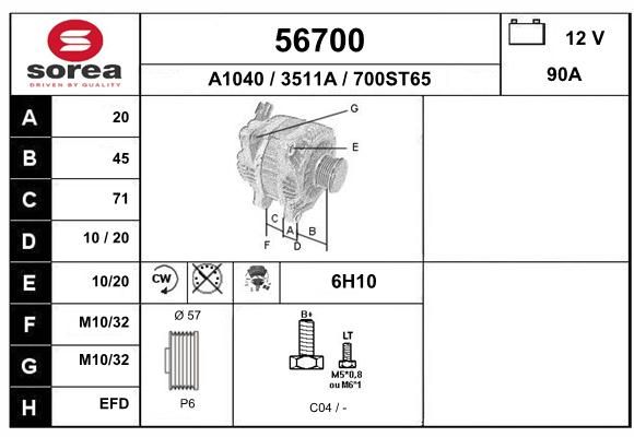 EAI Generaator 56700