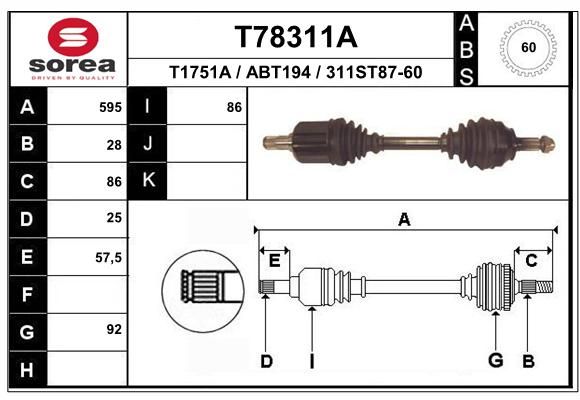 EAI Veovõll T78311A