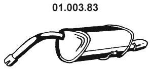EBERSPÄCHER Глушитель выхлопных газов конечный 01.003.83