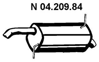 EBERSPÄCHER Lõppsummuti 04.209.84