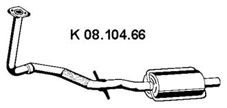 EBERSPÄCHER Katalüsaator 08.104.66