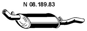 EBERSPÄCHER Глушитель выхлопных газов конечный 08.189.83