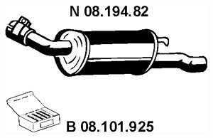 EBERSPÄCHER Lõppsummuti 08.194.82