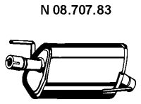 EBERSPÄCHER Глушитель выхлопных газов конечный 08.707.83