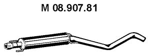 EBERSPÄCHER Средний глушитель выхлопных газов 08.907.81