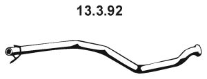 EBERSPÄCHER Труба выхлопного газа 13.3.92
