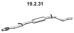 EBERSPÄCHER Средний глушитель выхлопных газов 19.2.31