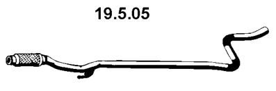 EBERSPÄCHER Труба выхлопного газа 19.5.05