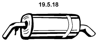 EBERSPÄCHER Глушитель выхлопных газов конечный 19.5.18
