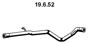 EBERSPÄCHER Труба выхлопного газа 19.6.52