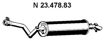 EBERSPÄCHER Глушитель выхлопных газов конечный 23.478.83