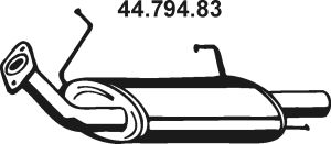 EBERSPÄCHER Глушитель выхлопных газов конечный 44.794.83