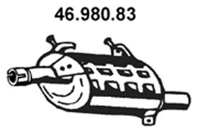 EBERSPÄCHER Глушитель выхлопных газов конечный 46.980.83
