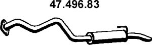 EBERSPÄCHER Глушитель выхлопных газов конечный 47.496.83