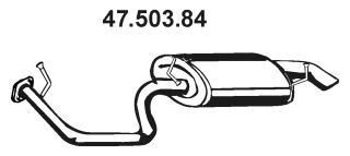 EBERSPÄCHER Глушитель выхлопных газов конечный 47.503.84