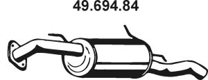 EBERSPÄCHER Глушитель выхлопных газов конечный 49.694.84
