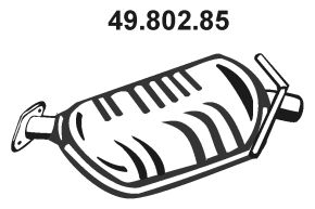 EBERSPÄCHER Глушитель выхлопных газов конечный 49.802.85
