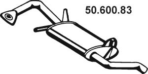 EBERSPÄCHER Глушитель выхлопных газов конечный 50.600.83