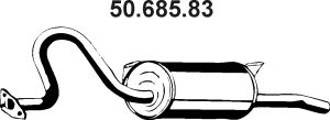 EBERSPÄCHER Глушитель выхлопных газов конечный 50.685.83