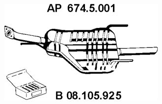 EBERSPÄCHER Lõppsummuti 674.5.001